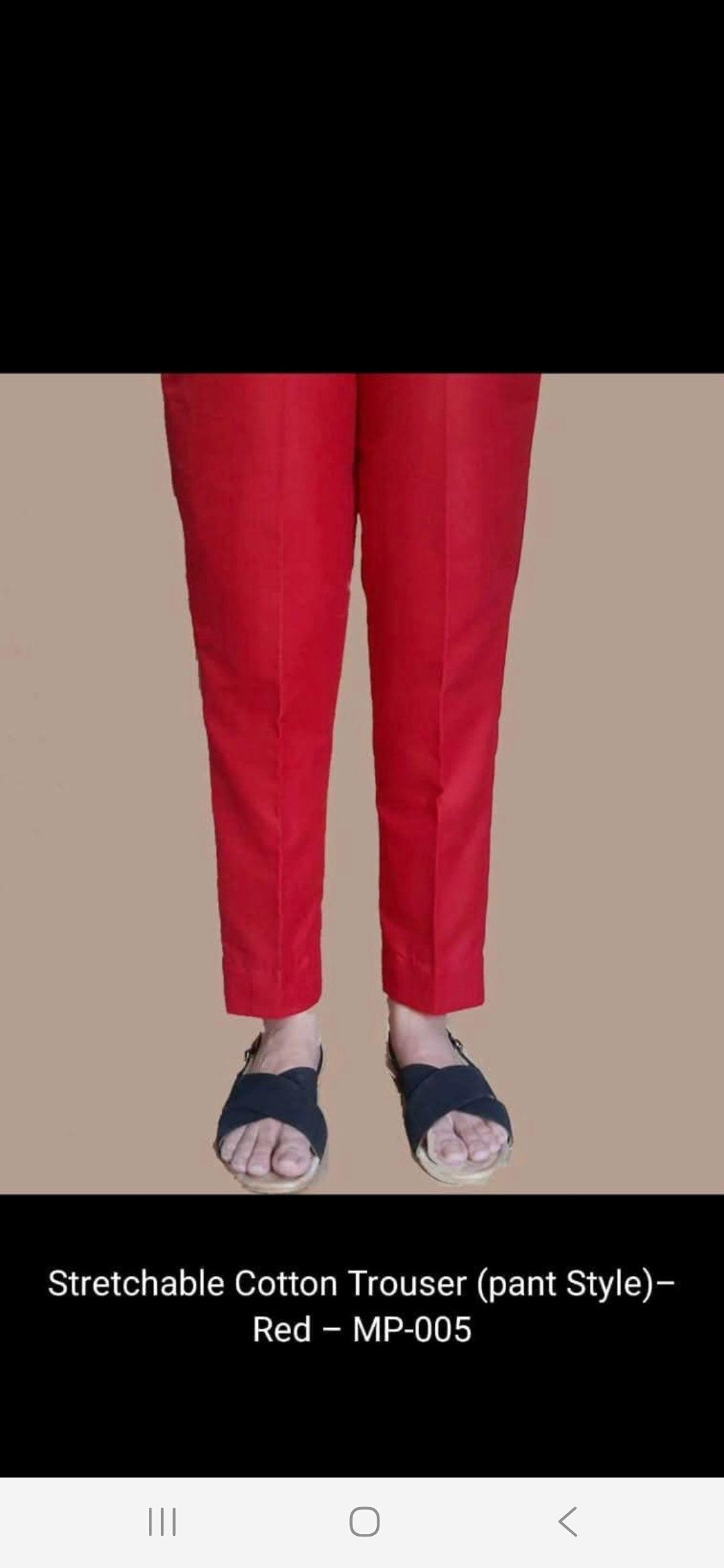 Stretchable Cotton Trousers
