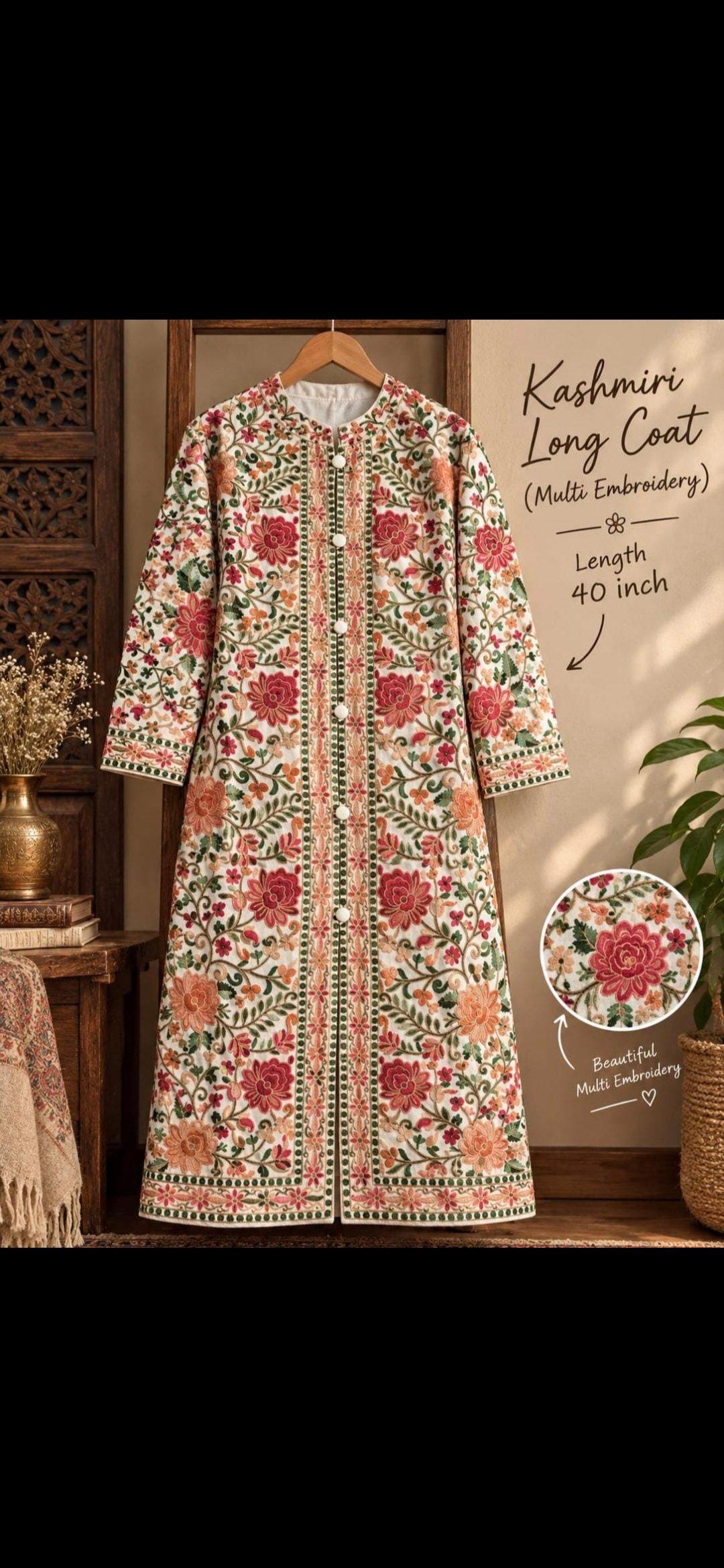 Pashmina kashmiri coats.