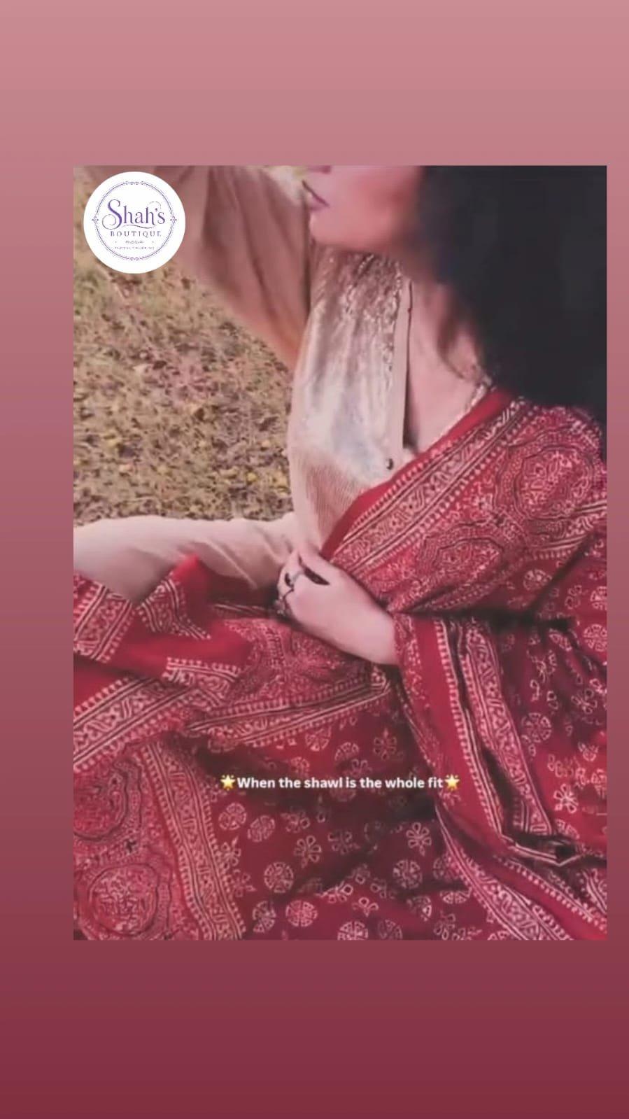 Natural Dye Block Printed